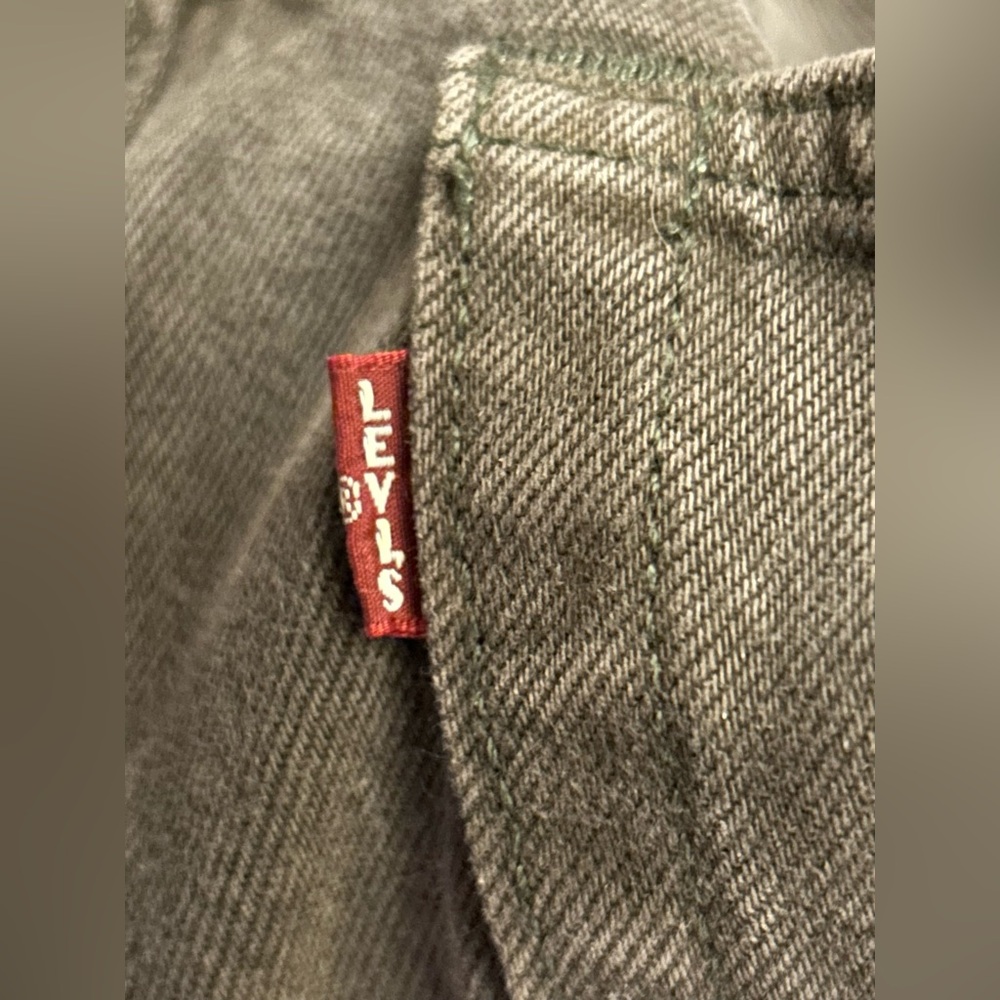 Levi's Army Green Denim Jeans